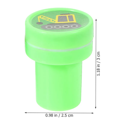 10er Set Stempel mit Bagger und Auto Motiven für Kinder Geburtstag etc.