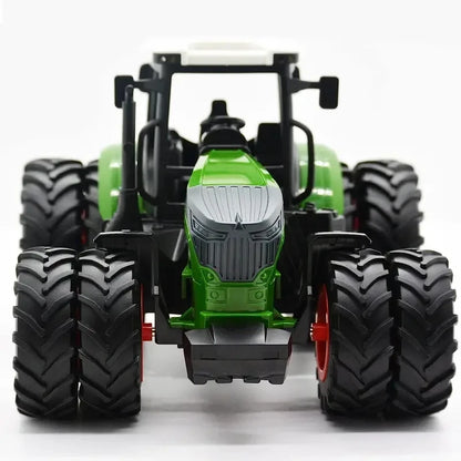 Großer Traktor mit Anhänger Spielzeug Bauernhof